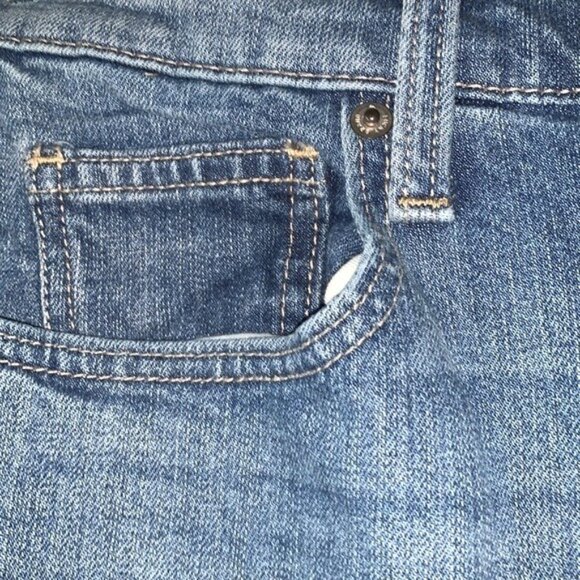 Lucky Brand High Rise Mom Jeans Drew 6/28 Ankle Medium Wash Denim Womens Casual - Picture 5 of 14